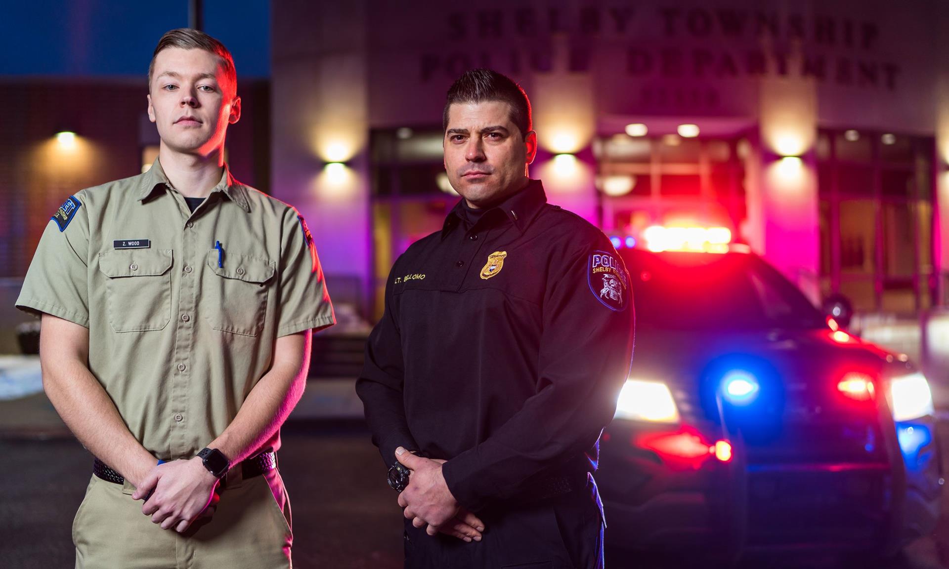 Officer and Cadet