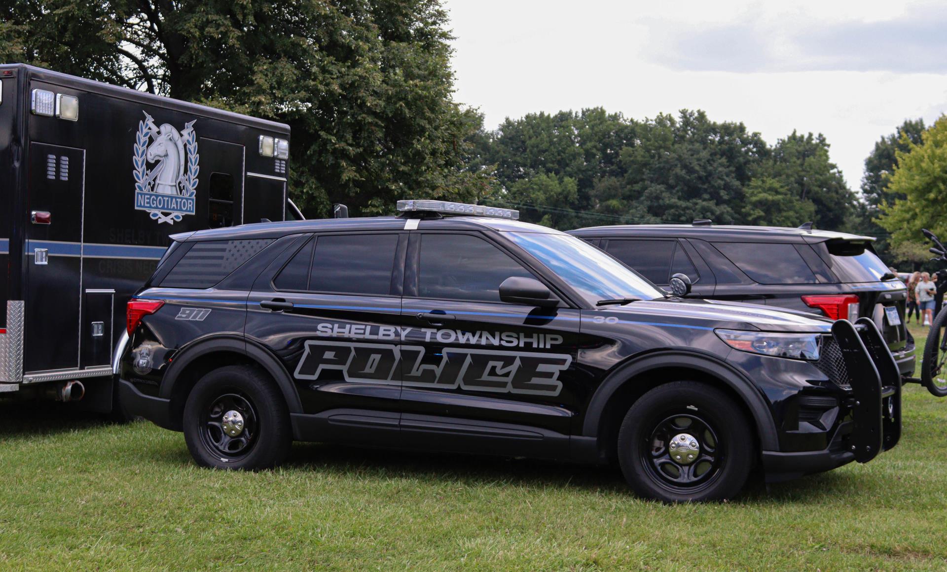 Shelby Township Police Department patrol vehicle